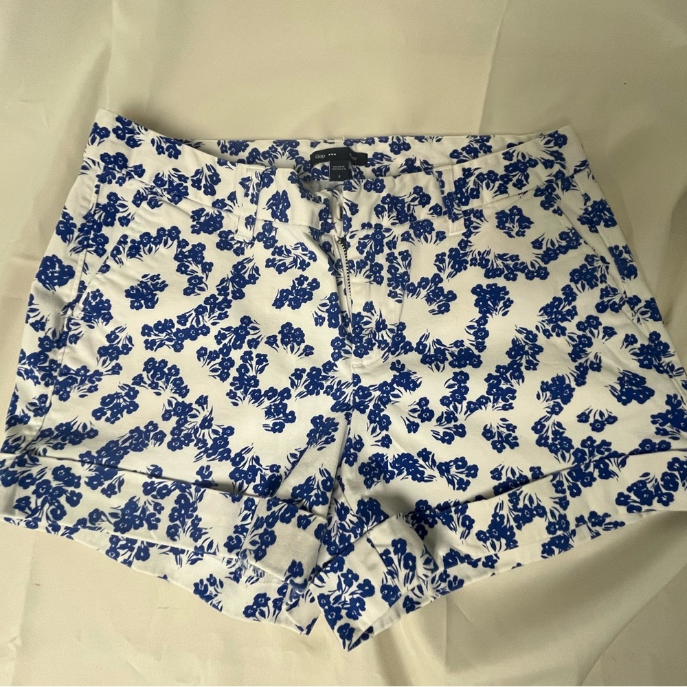 GAP Blue Floral Women Shorts